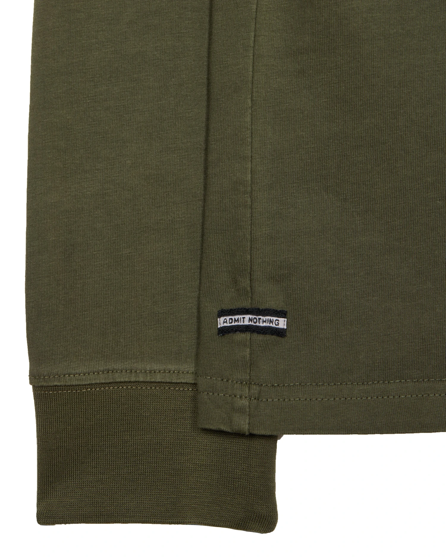 Weekend Offender Freetown Long Sleeve T-Shirt Dark Green - Image 7