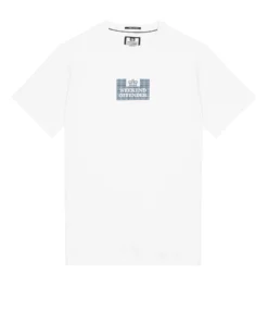 Weekend Offender Dygas T-Shirt White/Blue House Check