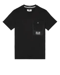 Weekend Offender Lens Mesh Pocket T-Shirt Black