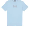 Weekend Offender Dygas T-Shirt Winter Sky/Blue House Check