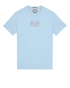 Weekend Offender Dygas T-Shirt Winter Sky/Blue House Check