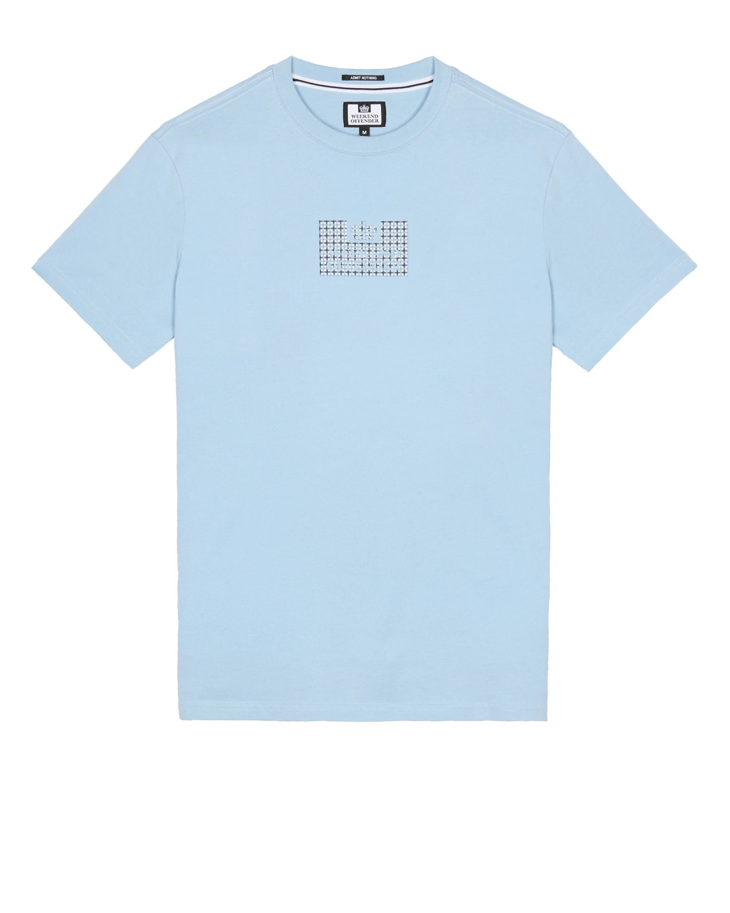 Weekend Offender Dygas T-Shirt Winter Sky/Blue House Check