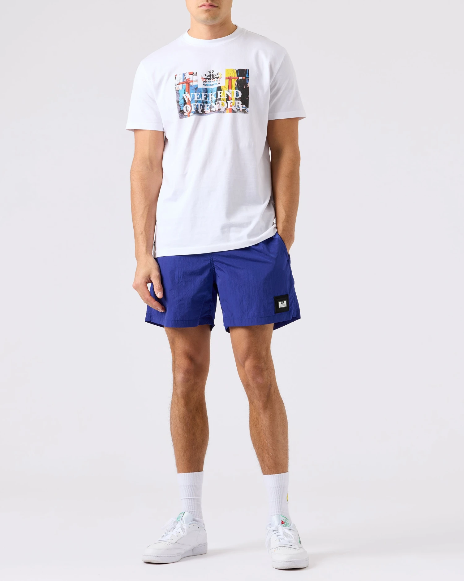 Weekend Offender Stacks Swim Shorts Electric - Image 2