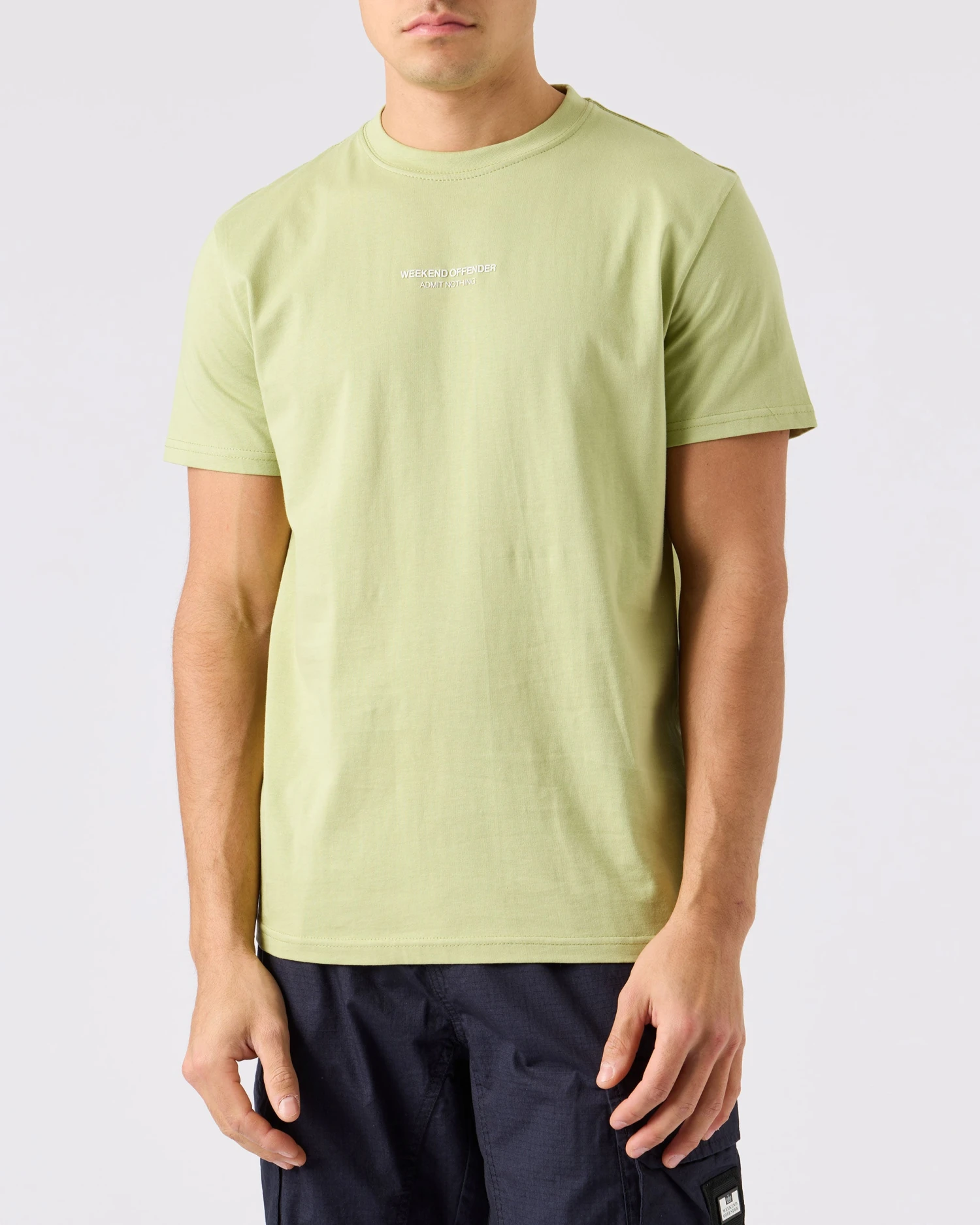 Weekend Offender Millergrove T-Shirt Fern Moss - Image 3