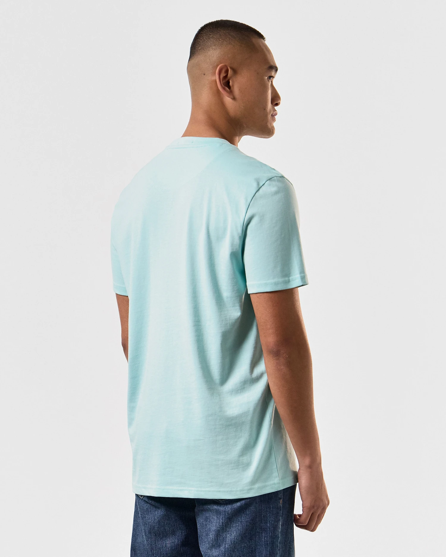 Weekend Offender Cannon Beach T-Shirt Celeste Green - Image 4