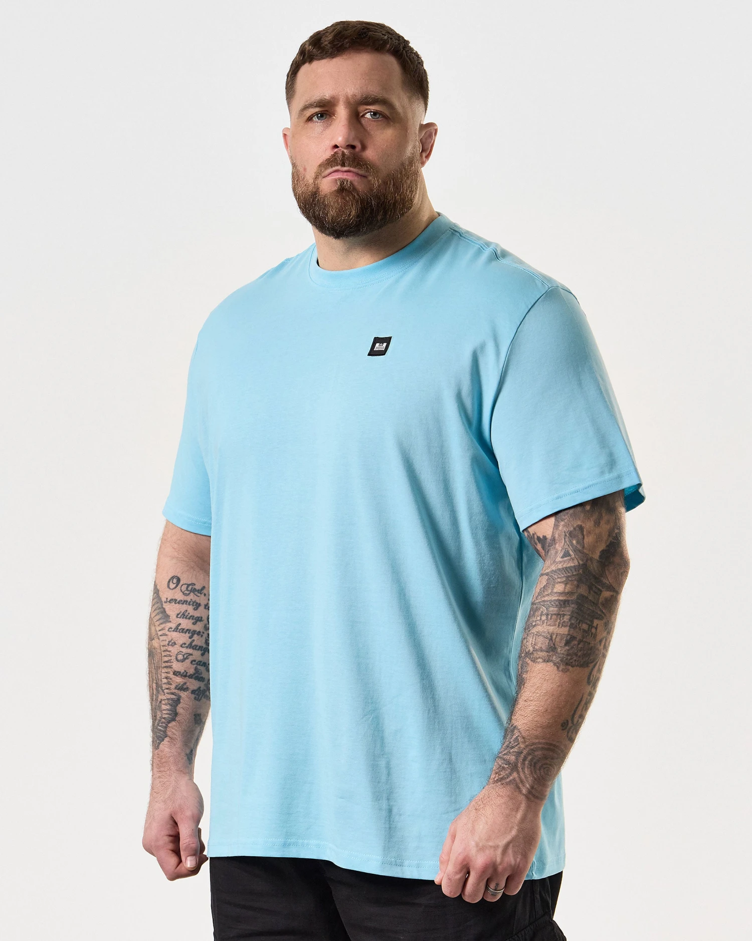 Weekend Offender Cannon Beach T-Shirt Saltwater Blue - Plus Size - Image 3