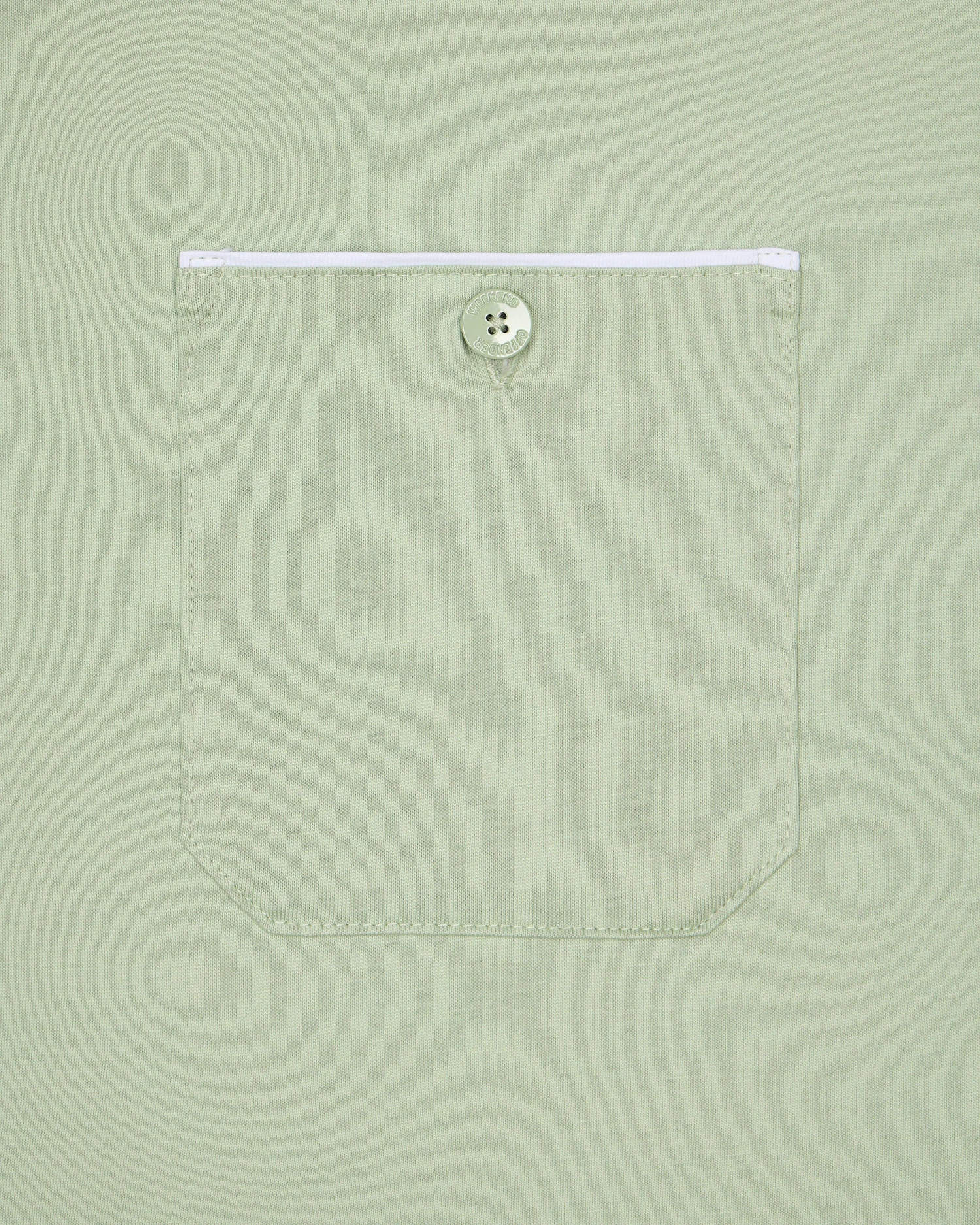 Weekend Offender Kea Pocket T-Shirt Pale Moss Green - Image 6