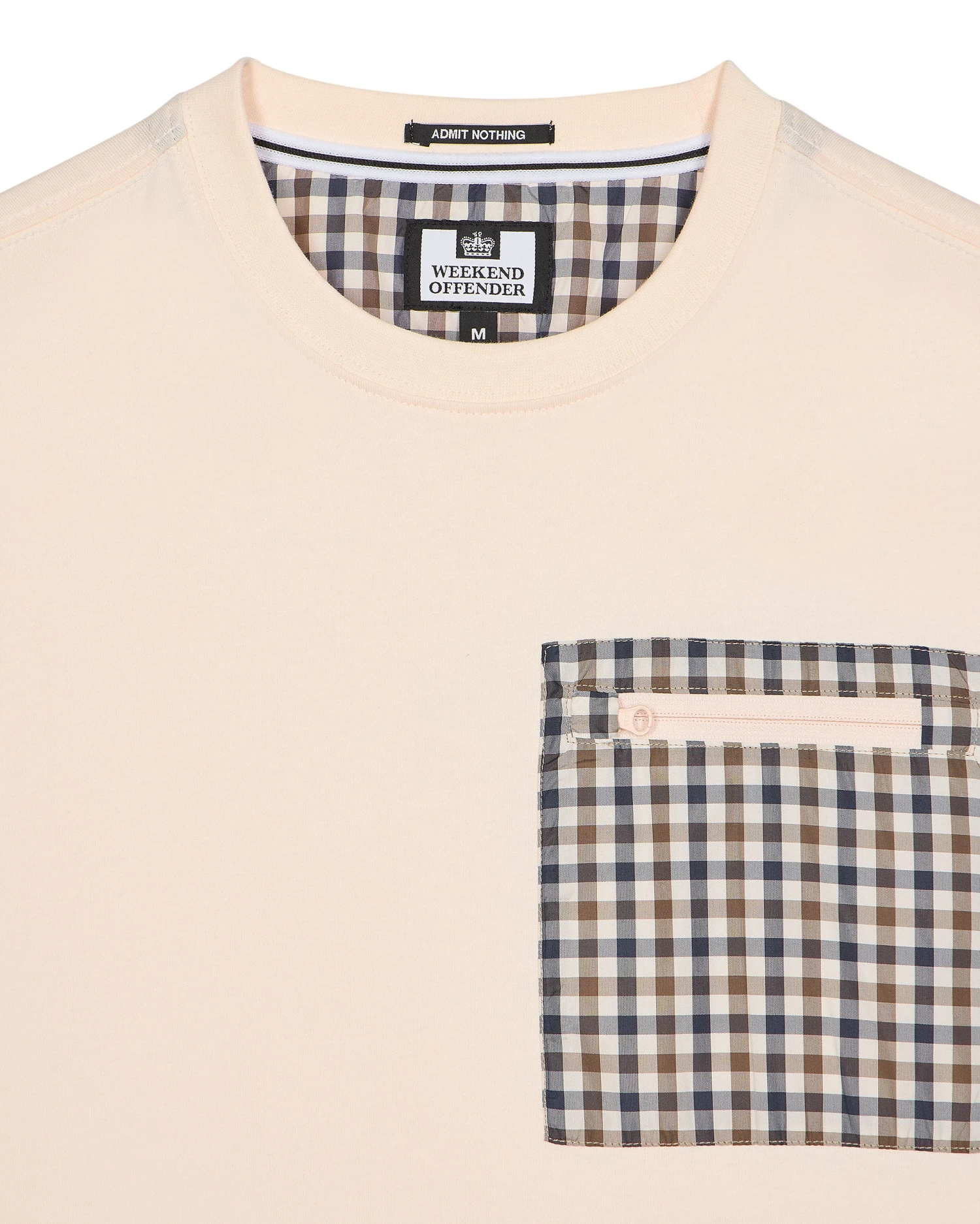 Weekend Offender Gorman Pocket T-Shirt Alabaster - Image 5