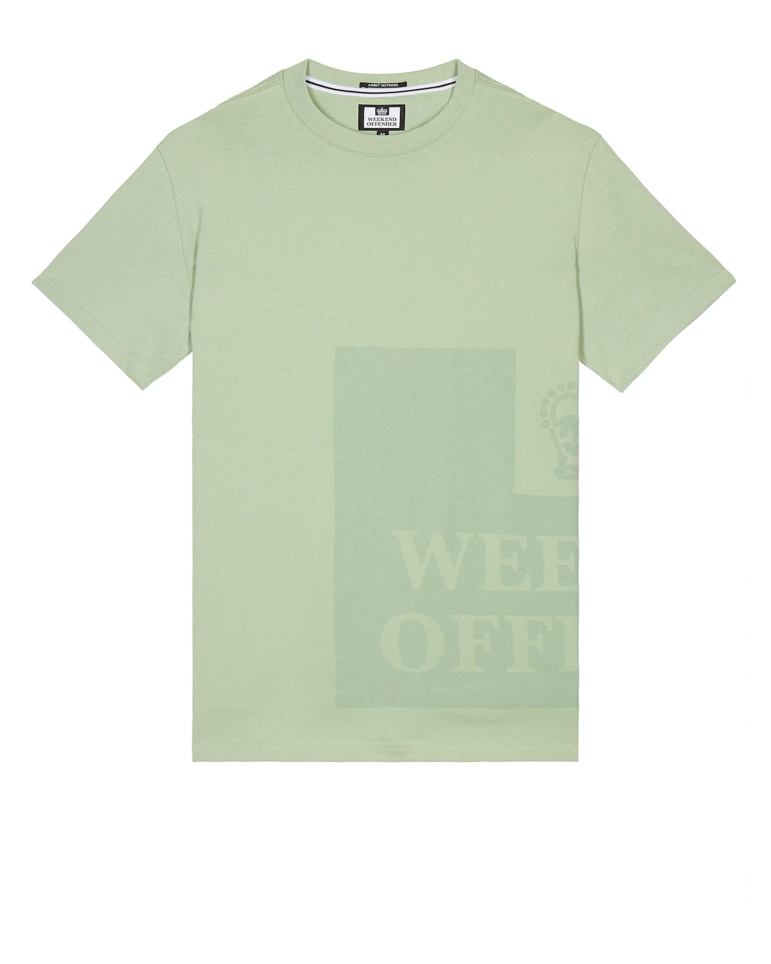 Weekend Offender Ryan T-Shirt Pale Moss Green