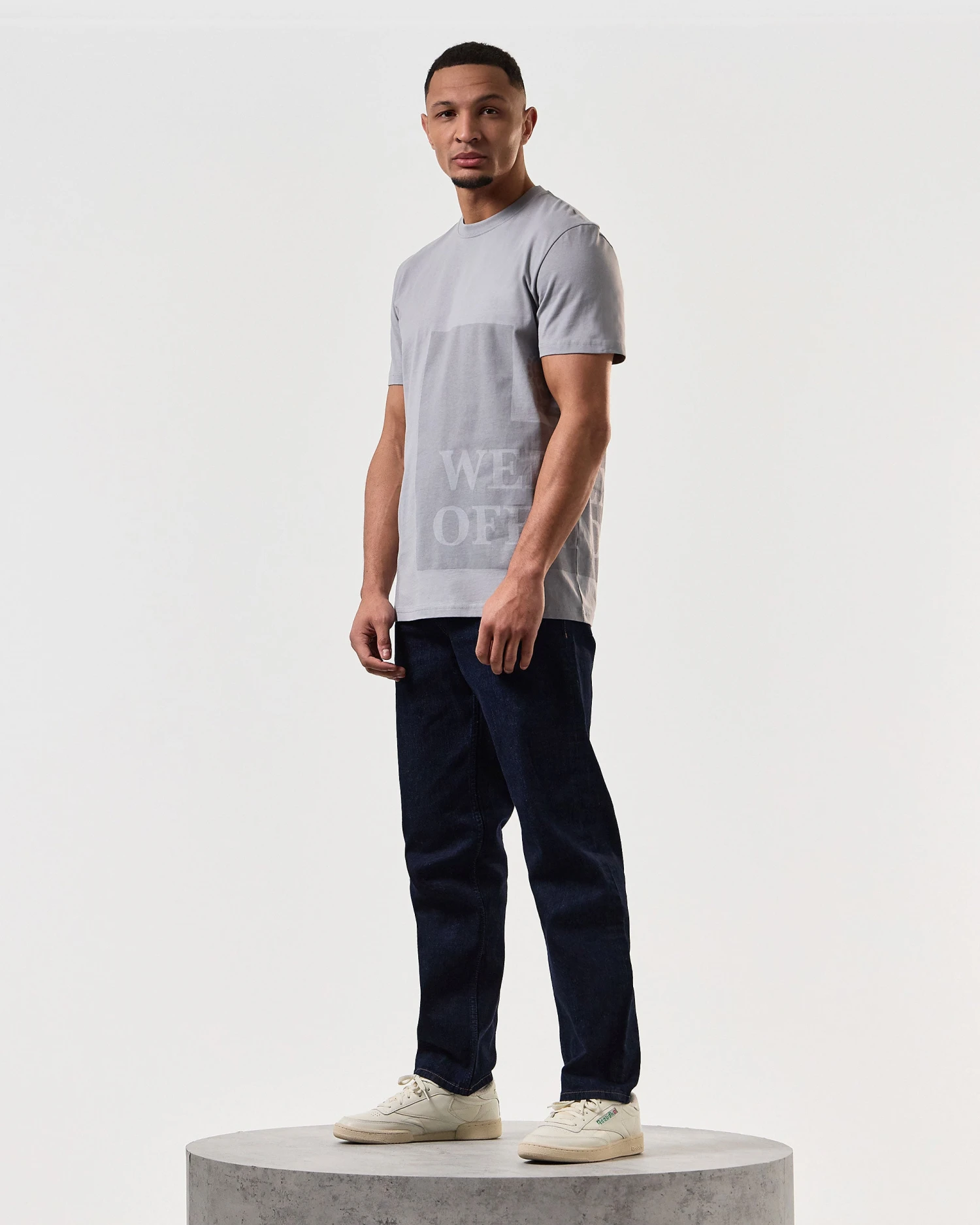 Weekend Offender Ryan T-Shirt Smokey Grey - Image 3
