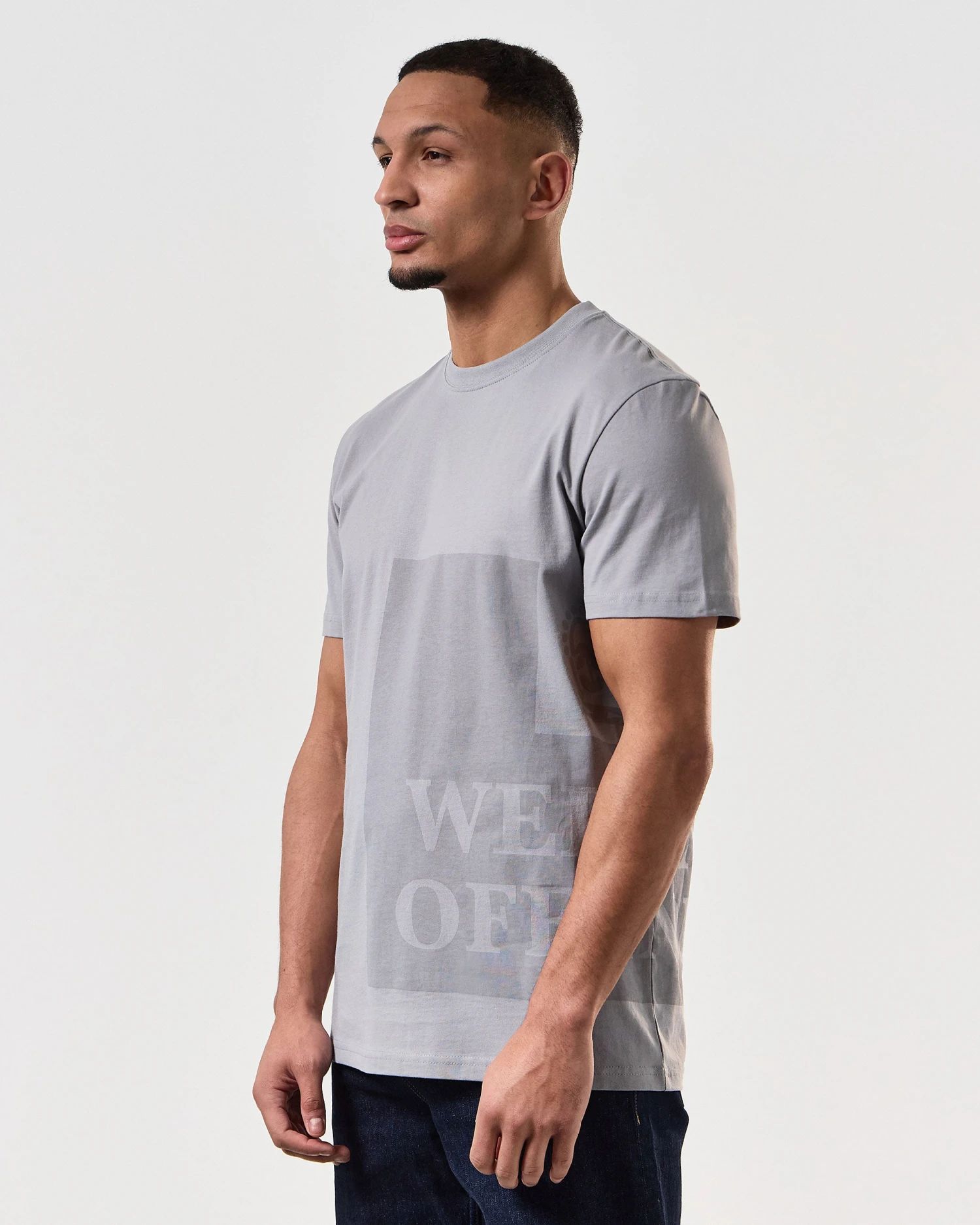 Weekend Offender Ryan T-Shirt Smokey Grey - Image 4