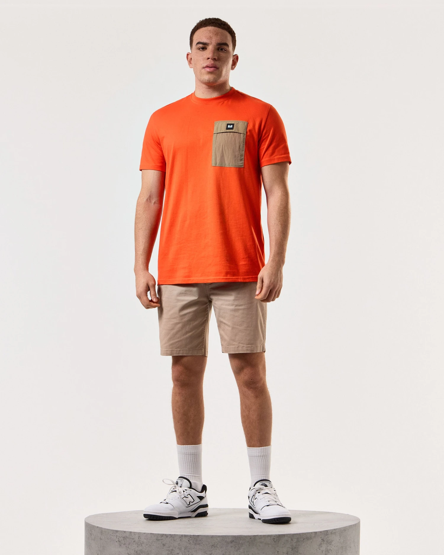 Weekend Offender Stiniva T-Shirt Pure Orange - Image 2