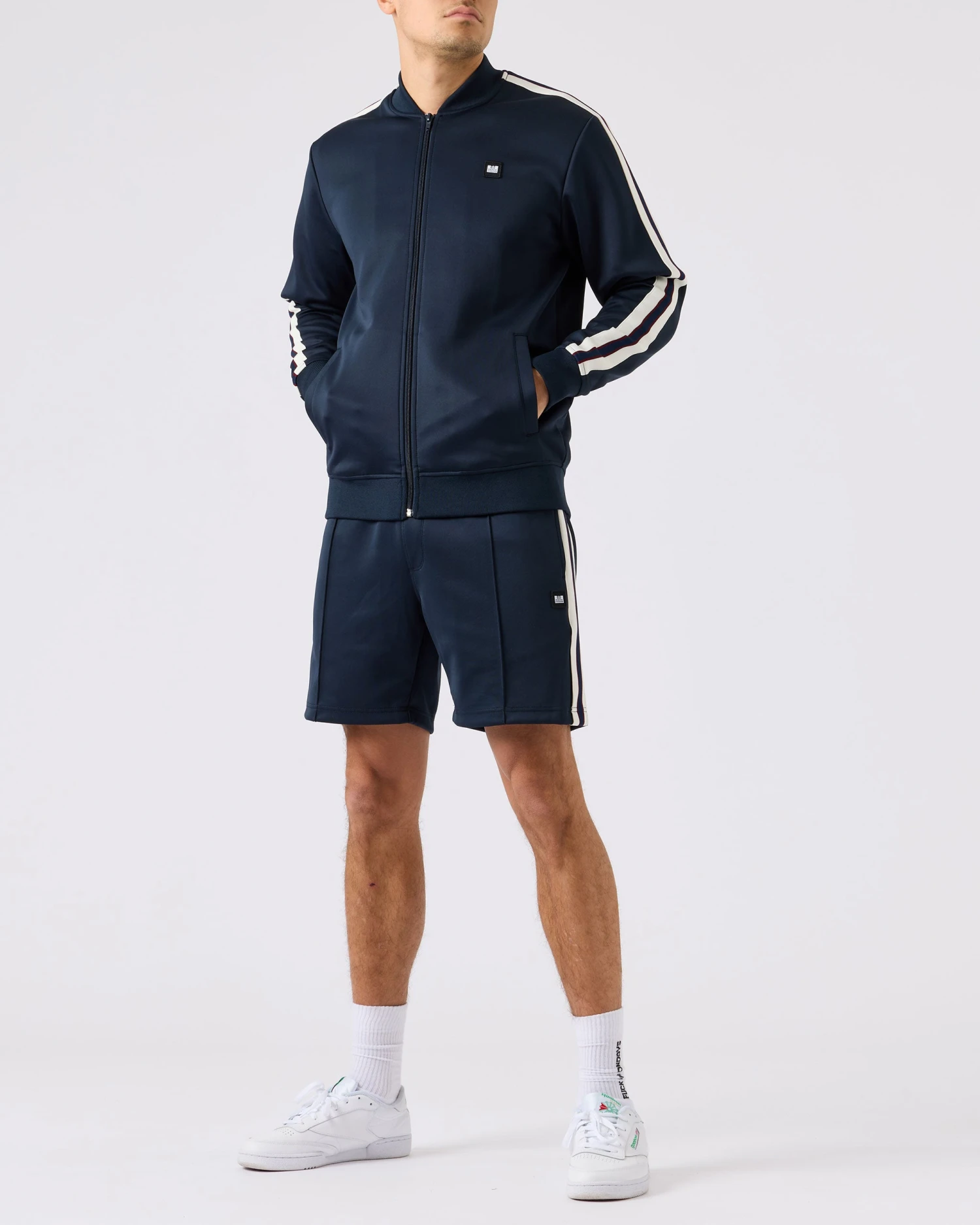 Weekend Offender Usyk Track Shorts Navy - Image 4