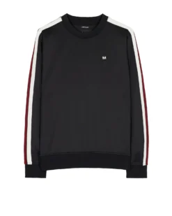 Weekend Offender Gou Taped Neck Track Top Black