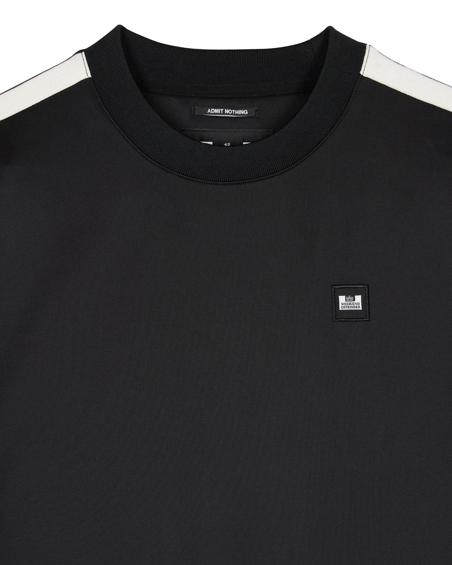 Weekend Offender Gou Taped Neck Track Top Black - Image 5