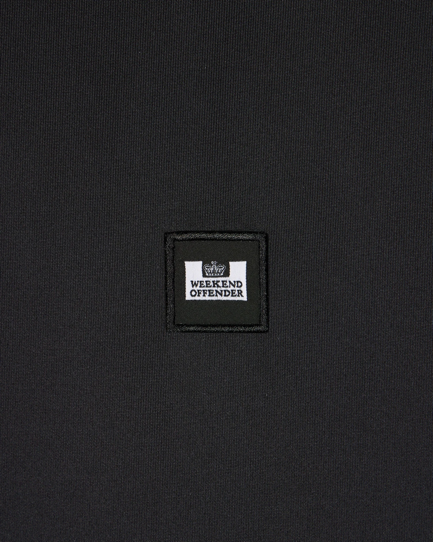 Weekend Offender Gou Taped Neck Track Top Black - Image 7