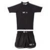 Weekend Offender Violent Money Rashguard And Shorts Set Black