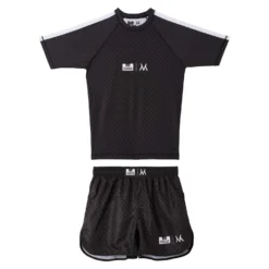 Weekend Offender Violent Money Rashguard And Shorts Set Black
