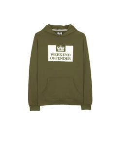 Weekend Offender Kids HM Service Classic Hoodie Dark Green