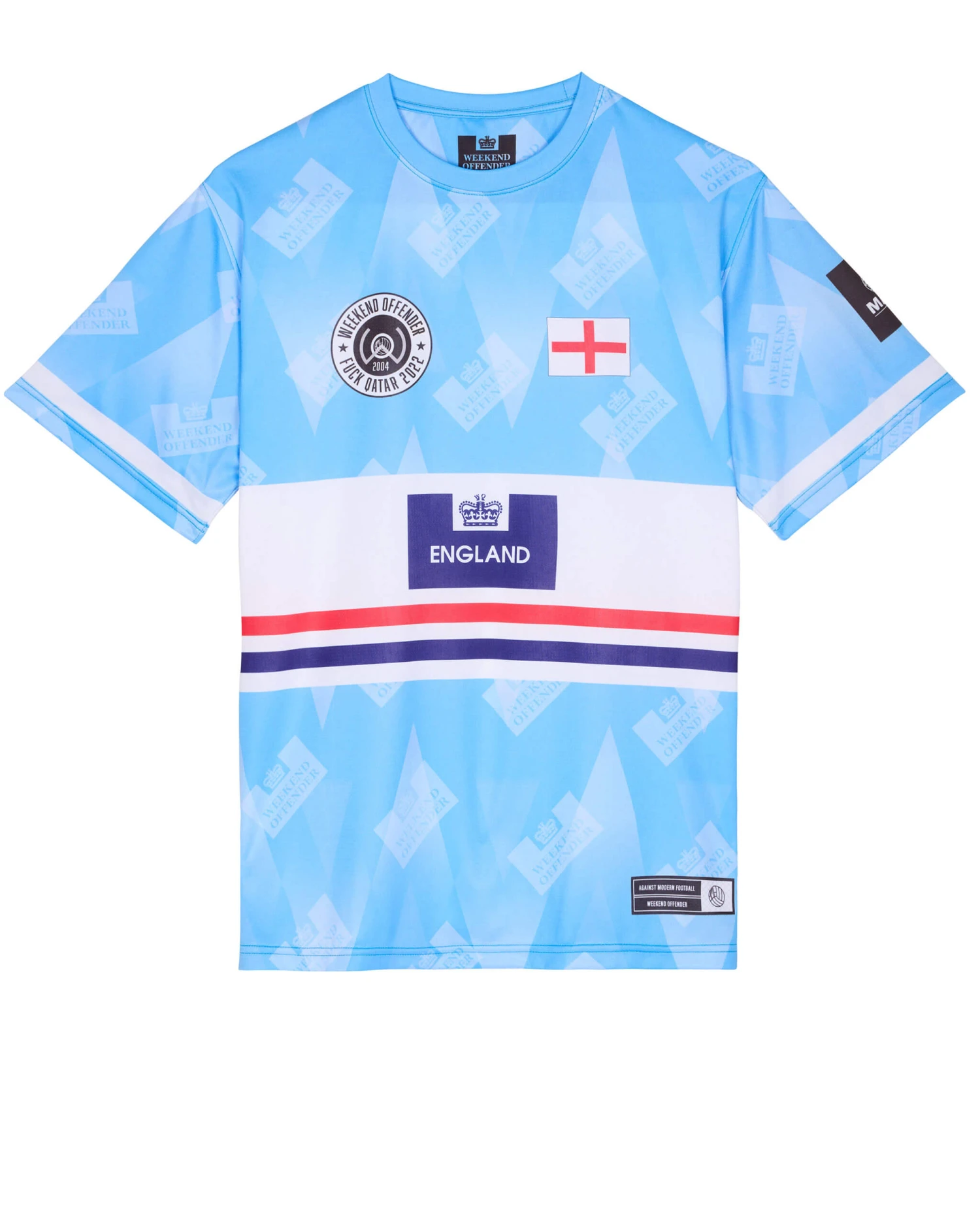 Weekend Offender England Football Shirt Blue