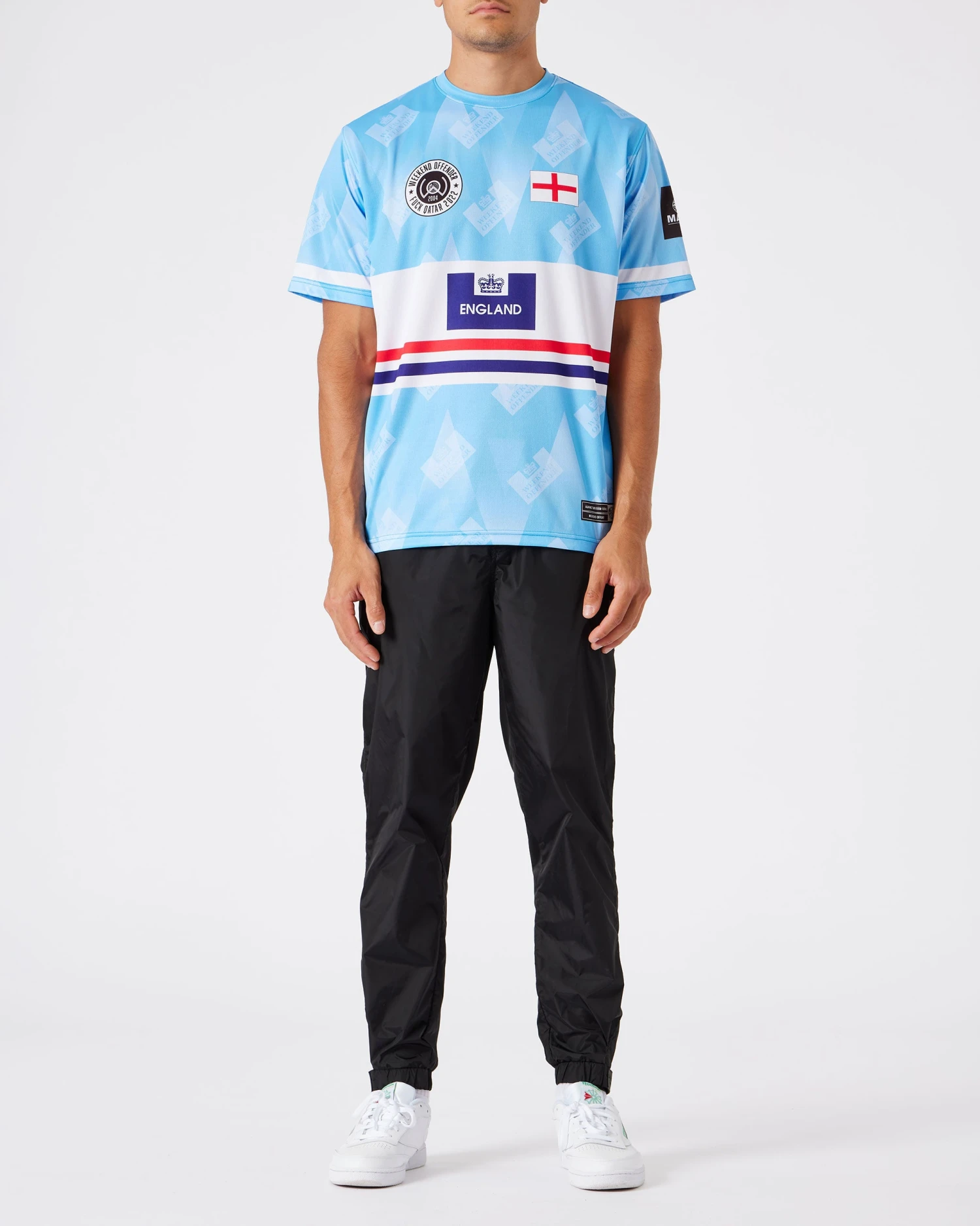 Weekend Offender England Football Shirt Blue - Image 2