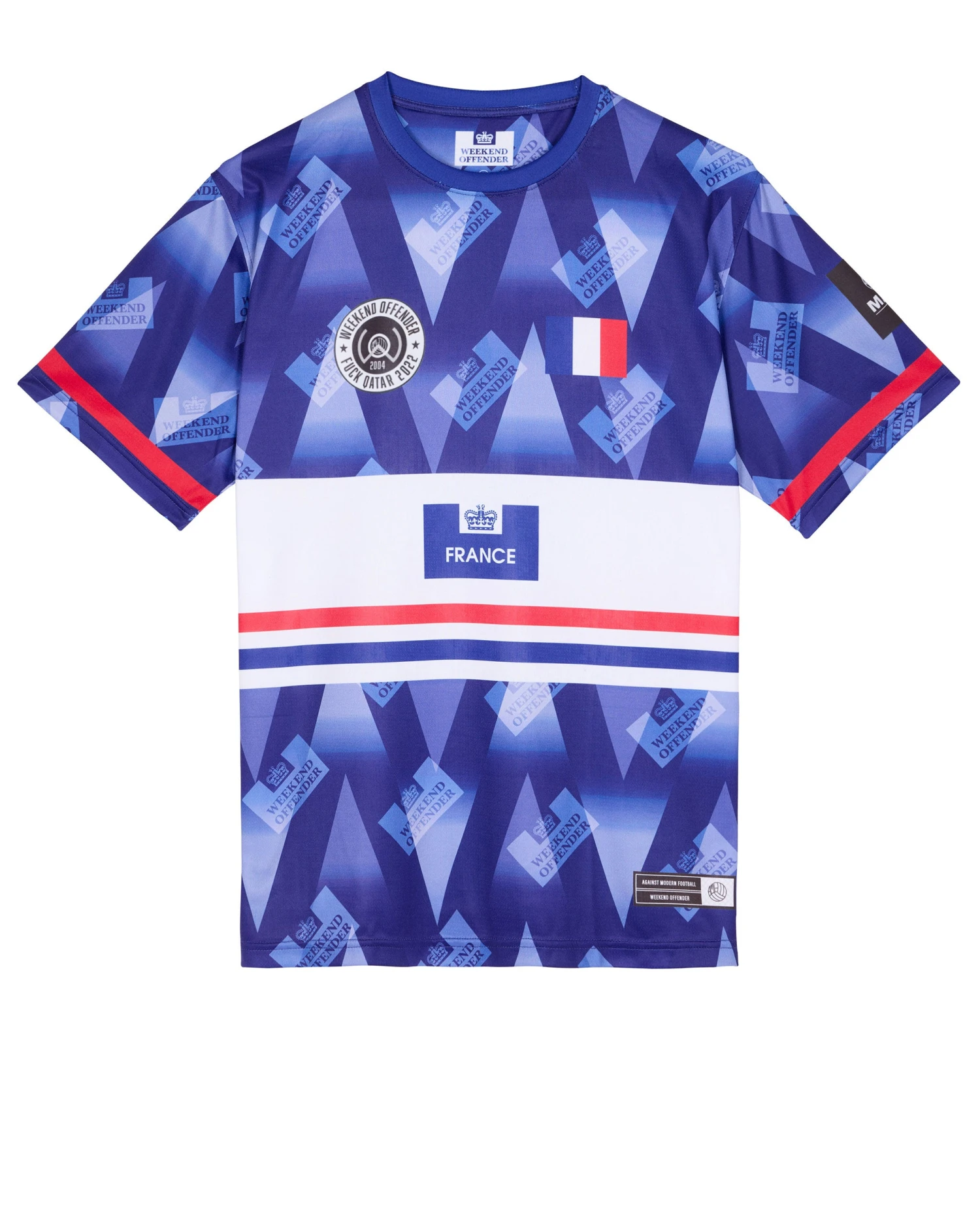 Weekend Offender France Football Shirt Blue