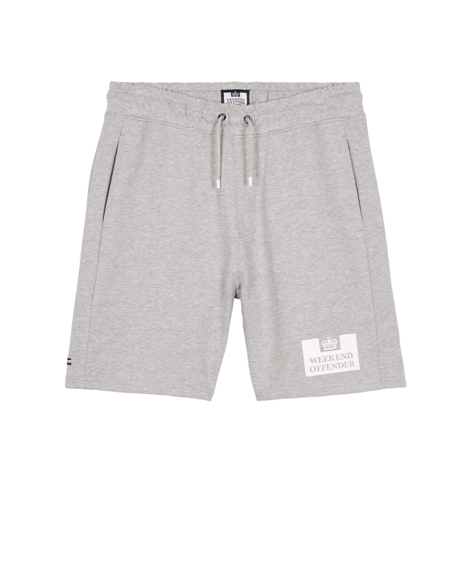 Weekend Offender Action Classic Shorts Grey Marl - Plus Size