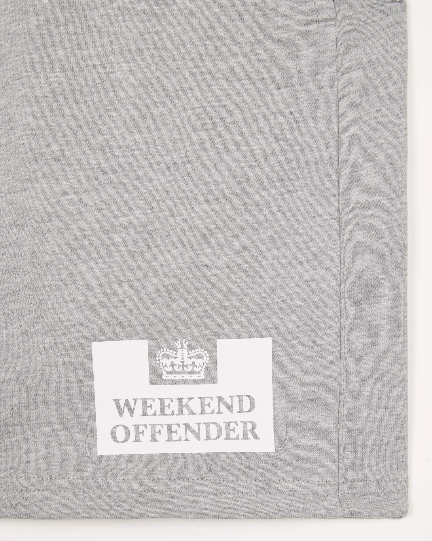 Weekend Offender Action Classic Shorts Grey Marl - Image 3