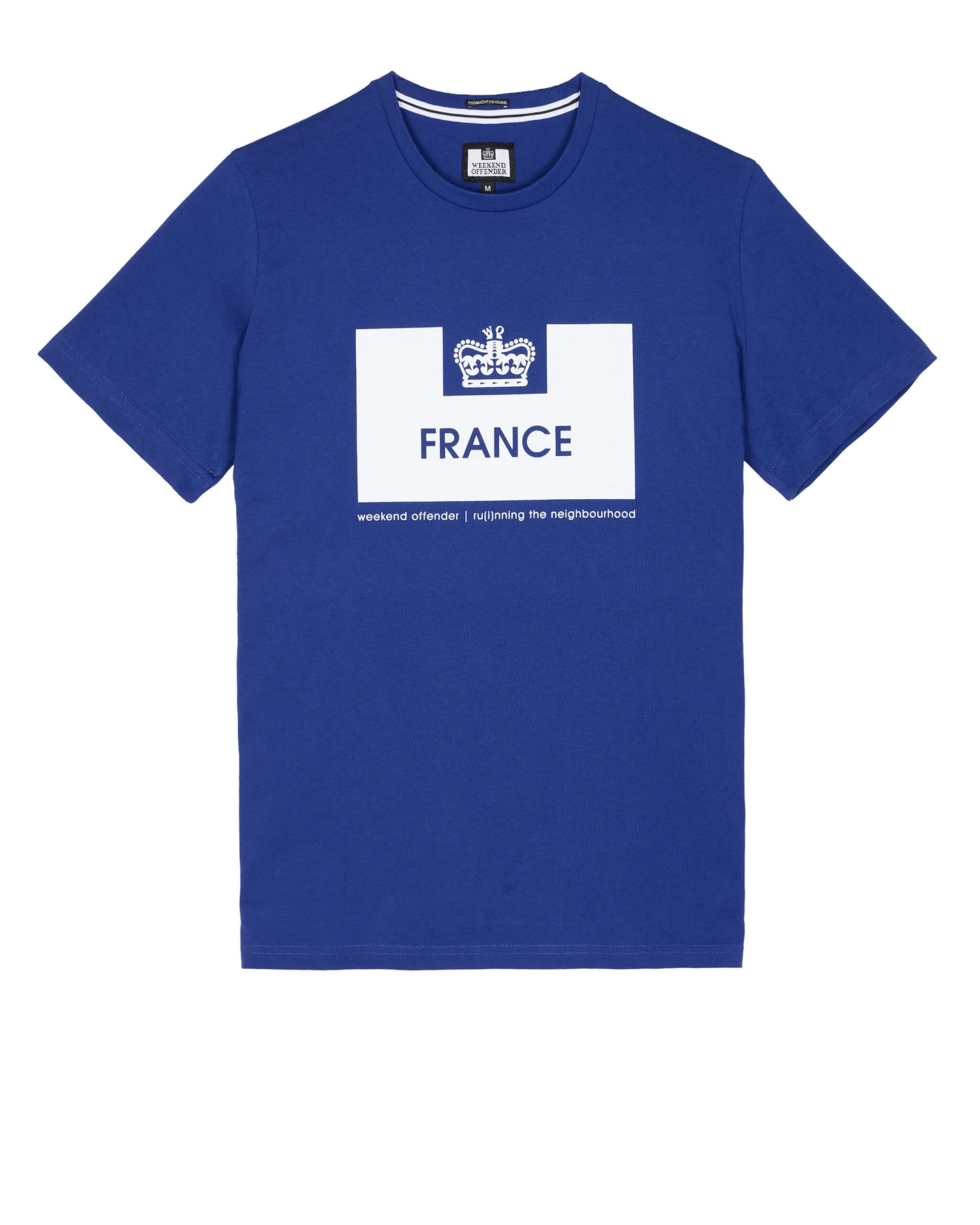 Weekend Offender Country Series France T-Shirt Electric/White