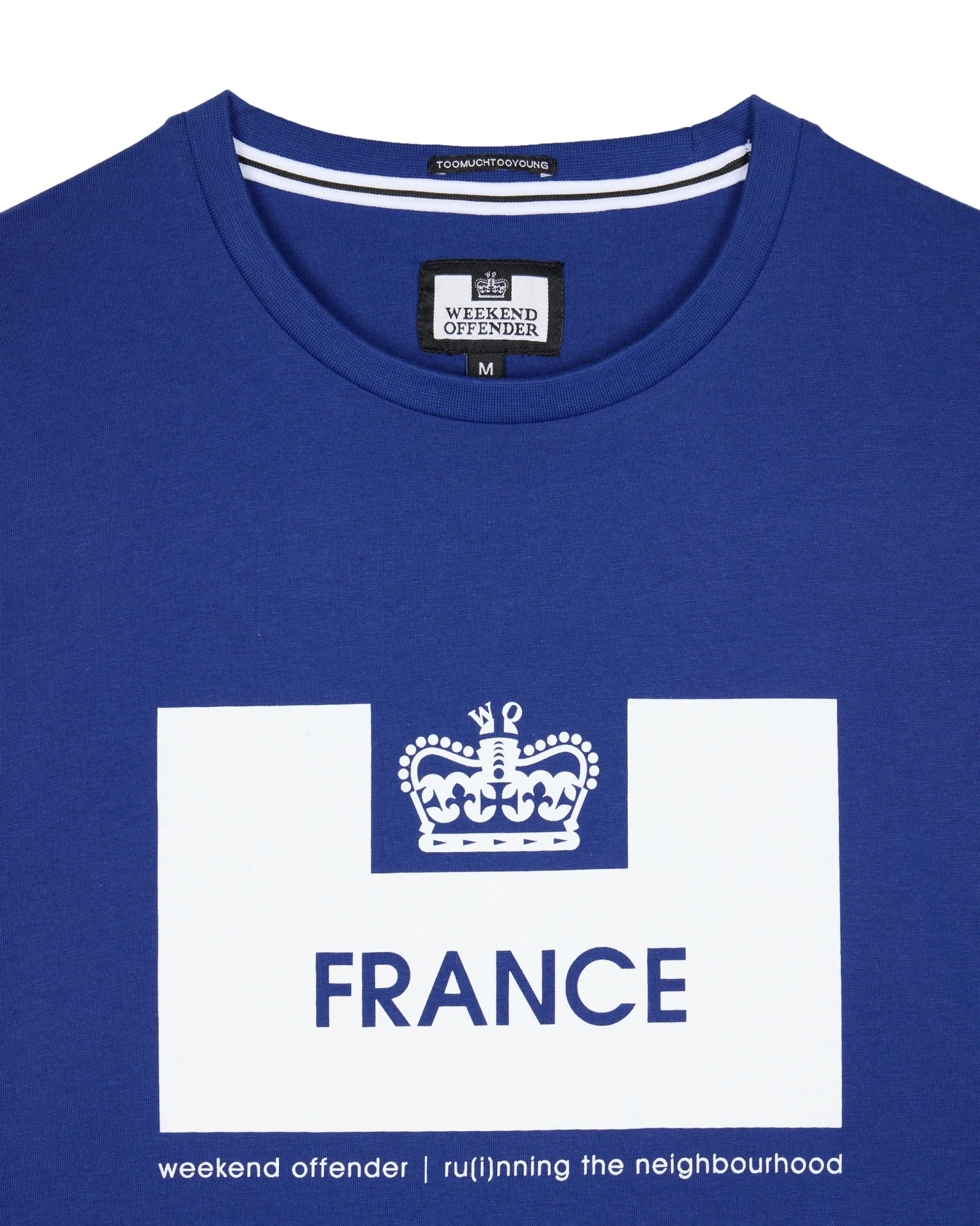 Weekend Offender Country Series France T-Shirt Electric/White - Image 3