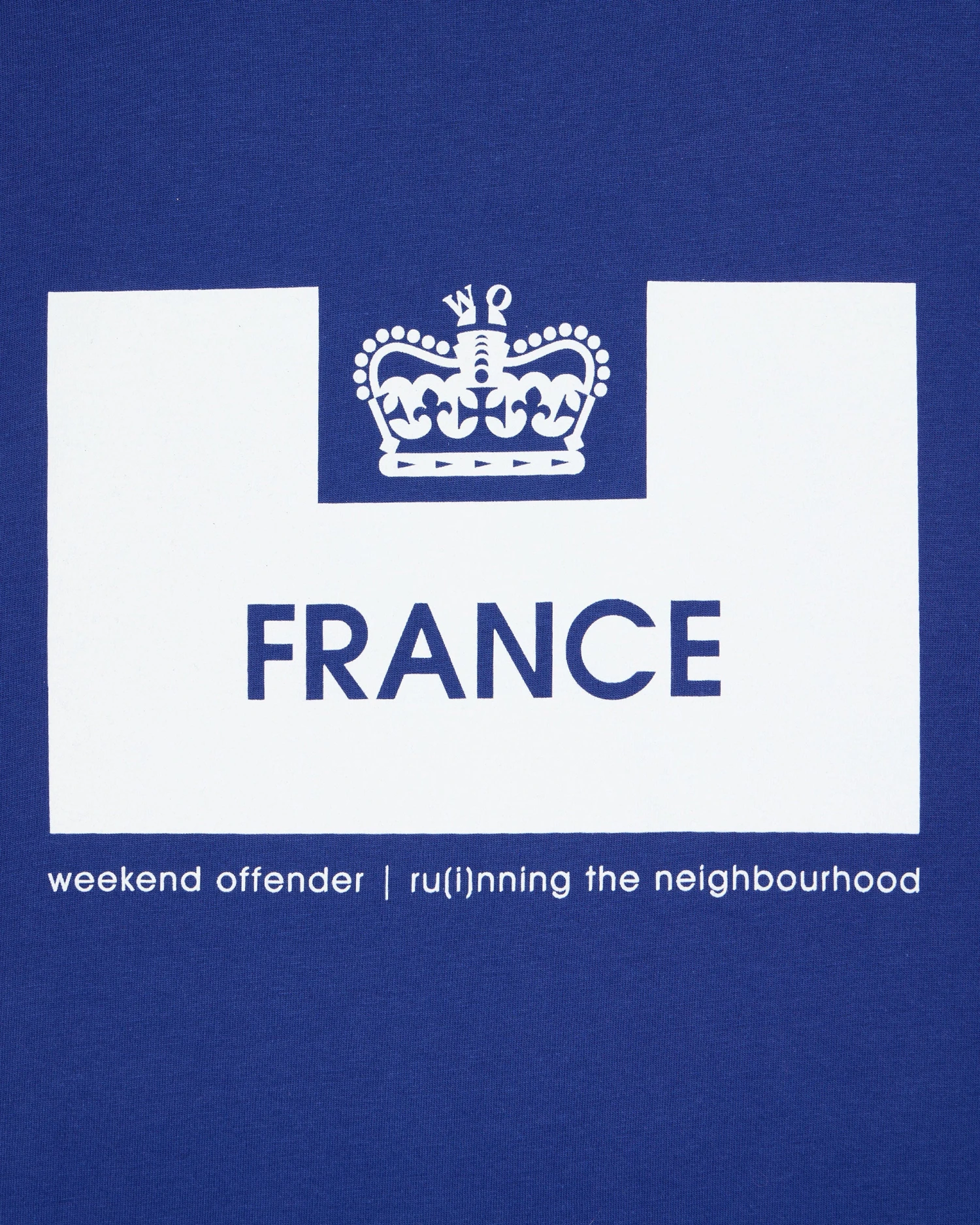 Weekend Offender Country Series France T-Shirt Electric/White - Image 2